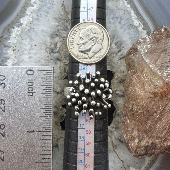 Sterling Silver Porcupine Fashion Ring For Women, Taxco Mexico - Picture 9 of 10